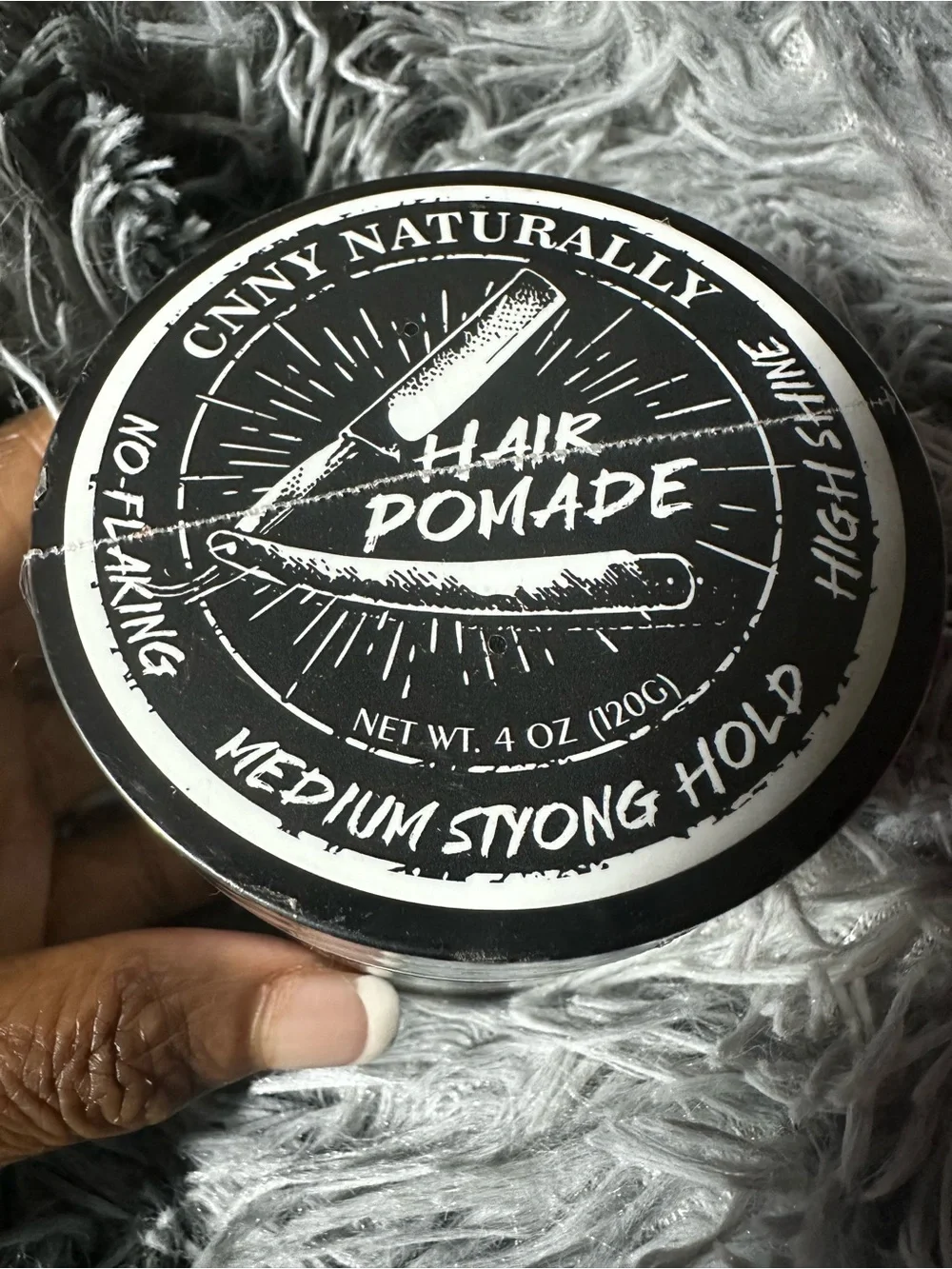 Black Hair Pomade - Classic Men's Hair Gel